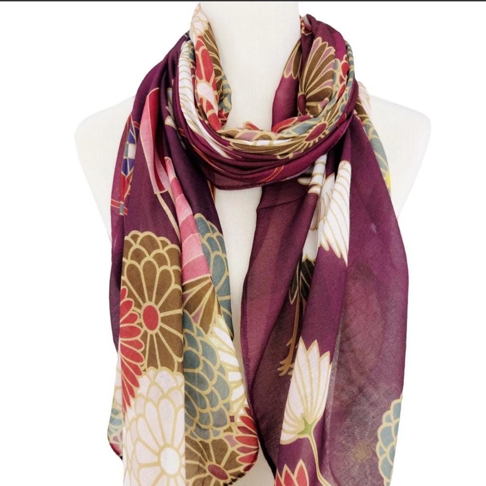 Multi Crane Scarf